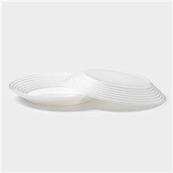 Сервиз столовый Luminarc HARENA, 18 предметов, d=25/23.5/19 см, стеклокерамика, белый