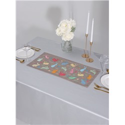 Дорожка пасхальная на стол Этель «Зайцы» 30×70 см, 100% хлопок, саржа 190 г/м²
