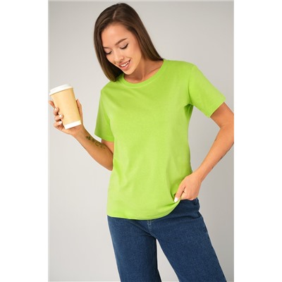 Женская базовая хлопковая футболка Happyfox