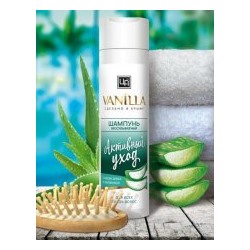 Бессульфатный шампунь с соком Алоэ и каланхоэ для всех типов волос Vanilla