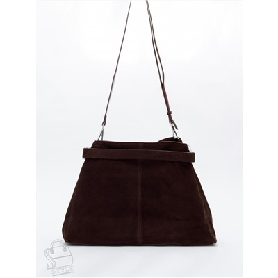 Сумка женская кожаная 6149Q coffee Polina&Eiterou