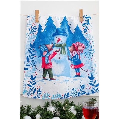 Натали Полотенце Набор кухонных полотенец Снежные забавы