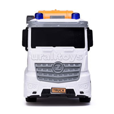 Машина "Бетономешалка" на батарейках, в коробке