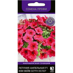Петуния Изи Вейв Берри Велюр F1 ампельная (П)