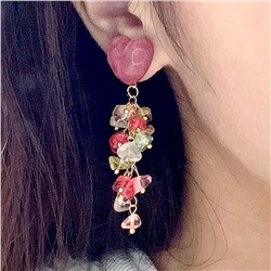 Серьги длинные на гвоздиках арт. 13 0838 (id 265051)