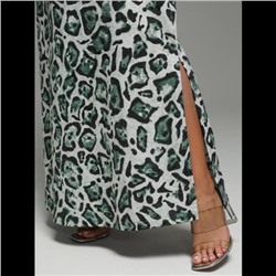 Платье Новелла (Леопард оливковый)