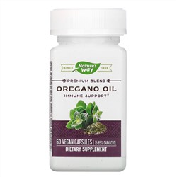 Nature's Way, масло орегано, 60 веганских капсул