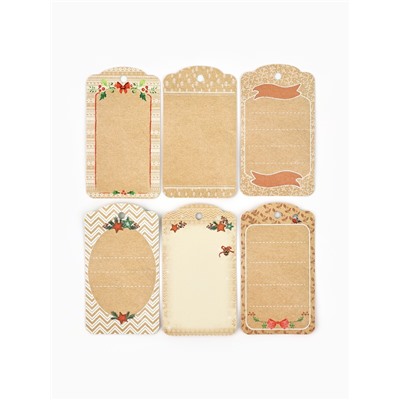Шильдик декоративный в наборе «Снежные истории», 9×5 см