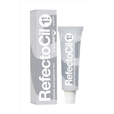 RefectoCil Краска для бровей и ресниц №1.1, 15 мл графит KRISTALLER, 1107323