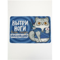 Коврик придверный «Вытри ноги», 40 х 60 см