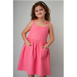 Платье для девочки из муслина Happyfox