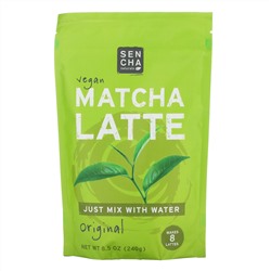 Sencha Naturals, веганский матча-латте, оригинальный, 240 г (8,5 унций)
