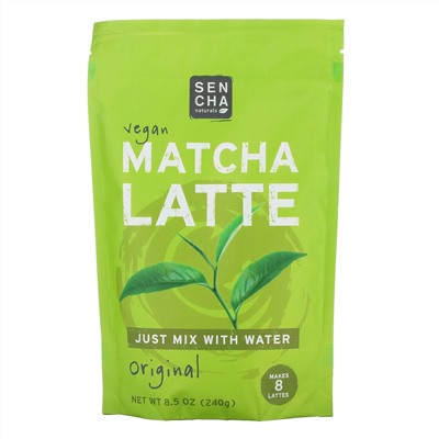 Sencha Naturals, веганский матча-латте, оригинальный, 240 г (8,5 унций)
