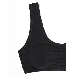 4409-02 Топ с поролоном черный (BAYKAR)