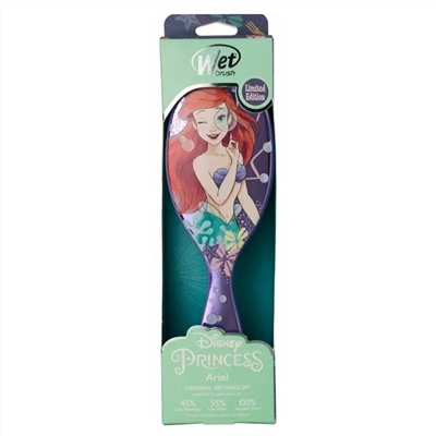 Wet Brush Расчёска для спутанных волос / Disney Princess Wholehearted Ariel Purple BWRDISIWHHAL 22555