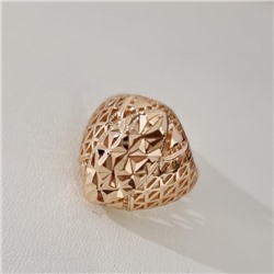 Кольцо 17 р ювелирная бижутерия коллекция "Дубай", покрытие позолота, арт.314.930-21