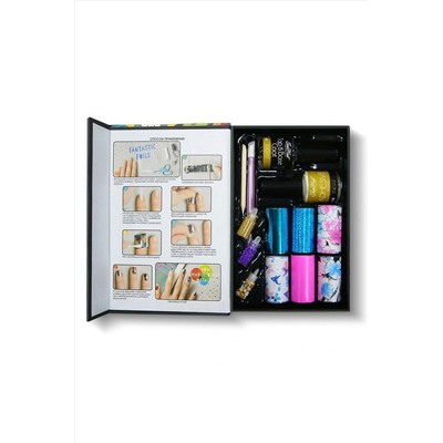 JessNail Фольга переводная для дизайна ногтей №010 KRISTALLER, 1108424