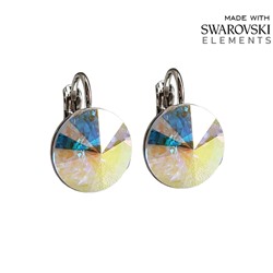 Серьги с кристаллами Swarovski