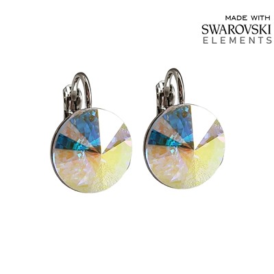 Серьги с кристаллами Swarovski