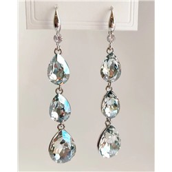 Серьги с чешскими кристаллами