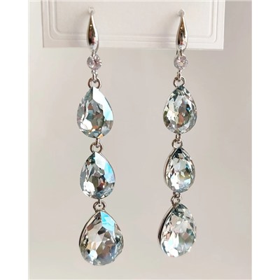 Серьги с чешскими кристаллами