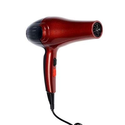 УЦЕНКА Фен Luazon LF-28, 1600 Вт, 2 скорости, 3 температурных режима, 3 насадки, расчески, черный, 9