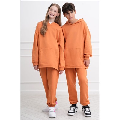 Костюм для девочки оверсайз из футера трехнитки Happyfox