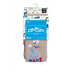 Omsa Колготки OMSA kids Collant 13P64-2 с рисунком (кораблик-якорь)
