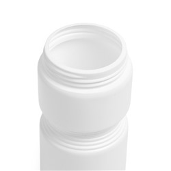 Бутылка для воды, 750 мл, 7×7×24.5 см, спортивная, белая