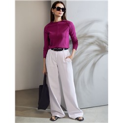 Джемпер тонкой вязки из хлопка с нейлоном