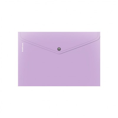 Папка с кнопкой  А4 140мкм 61141 Matt Pastel Bloom непрозрачный, ассорти ErichKrause