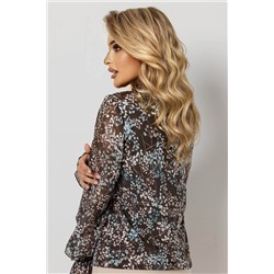 Блузка женская  7093/01/Коричневый