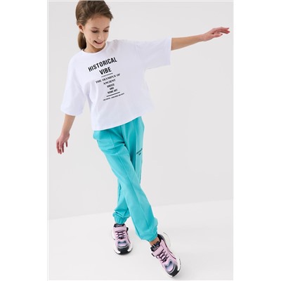 Фуфайка трикотажная для девочек (футболка) PLAYTODAY, 1240616