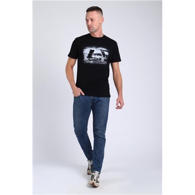 футболка мужская 82053 (Черный)