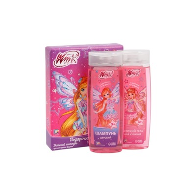 Подарочный набор: гель для душа 250 мл, шампунь 250 мл, ВИНКС
