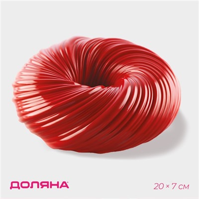 Форма для муссовых десертов и выпечки «Вихрь», 20×7 см, силикон, МИКС