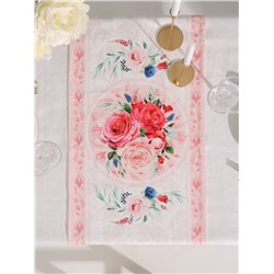 Дорожка Этель «Розы», 40×146 см, 100% хлопок, саржа 190 г/м²