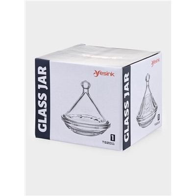 Ёмкость для мёда и варенья Доляна «Купол», 200 мл, 12.5×12 см, стекло