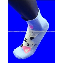 Носки женские "с ушками" ЗАБАВНЫЕ МОРДОЧКИ