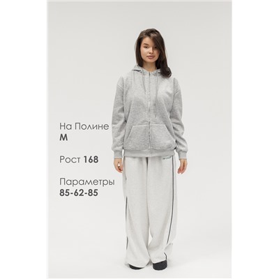 Худи на молнии с капюшоном