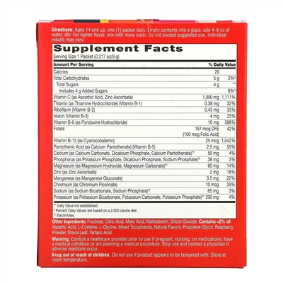 21st Century, ImmuBlast-C, Vitamin C, Raspberry Burst, 1,000 mg, 30 Packets, 0.317 oz (9 g) Each