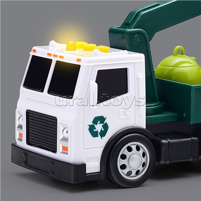 Машина "Кран" 1:32 (свет, звук) в коробке