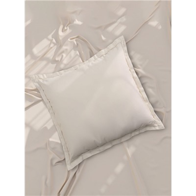 Наволочка SL Home Percale 300ТС, 70×70+3 см, молочная, перкаль, хлопок 100%