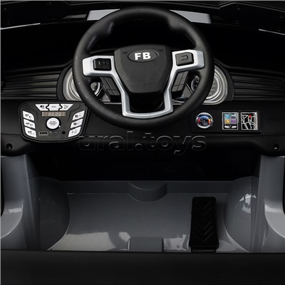 Электромобиль детский "Крутой внедорожник" (цвет серый)