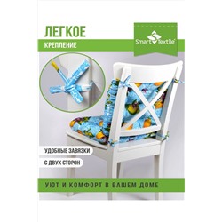 Подушка для мебели из рогожки 40*40см НАТАЛИ, 1072135