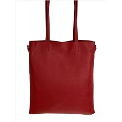 Женская сумка из искусственной кожи, цвет красный