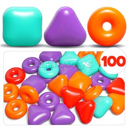 Набор шариков "Плюшки" 100шт