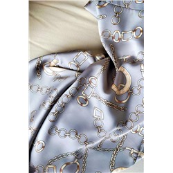 Юбка шелк 3203 (Цепи серые)