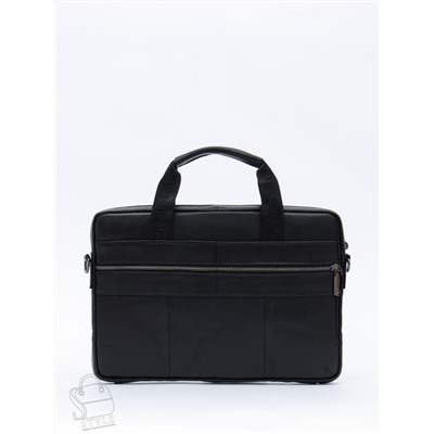 Портфель мужской кожаный 33773Z black Zinimsk в Новосибирске