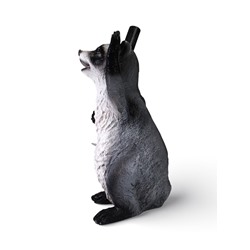 Садовая фигура из полистоуна «Енот-гаишник», 18×16×30 см